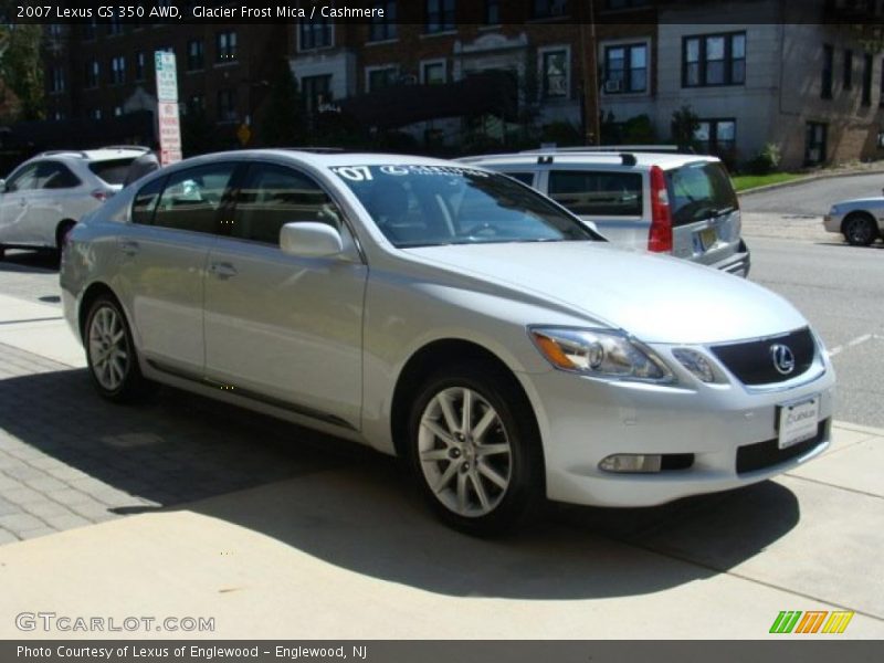 Glacier Frost Mica / Cashmere 2007 Lexus GS 350 AWD