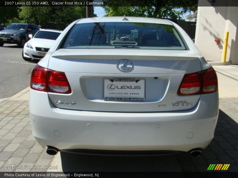 Glacier Frost Mica / Cashmere 2007 Lexus GS 350 AWD