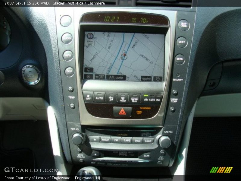 Glacier Frost Mica / Cashmere 2007 Lexus GS 350 AWD