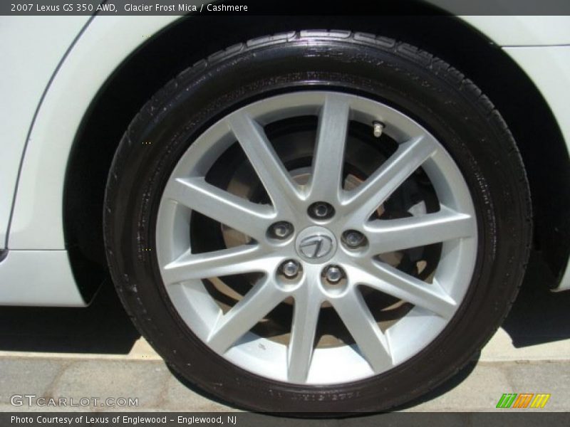 Glacier Frost Mica / Cashmere 2007 Lexus GS 350 AWD