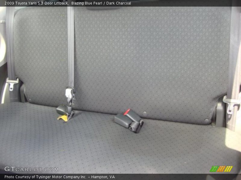 Blazing Blue Pearl / Dark Charcoal 2009 Toyota Yaris S 3 Door Liftback