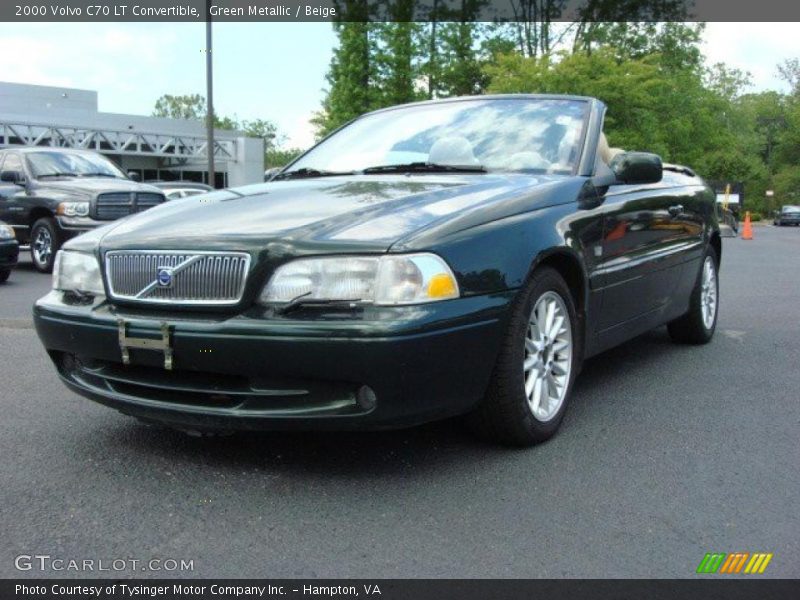 Green Metallic / Beige 2000 Volvo C70 LT Convertible