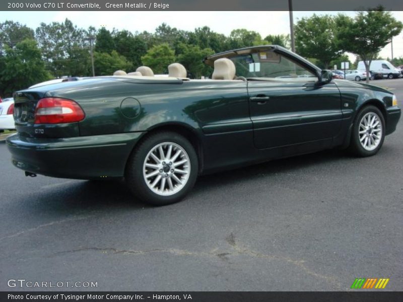 Green Metallic / Beige 2000 Volvo C70 LT Convertible