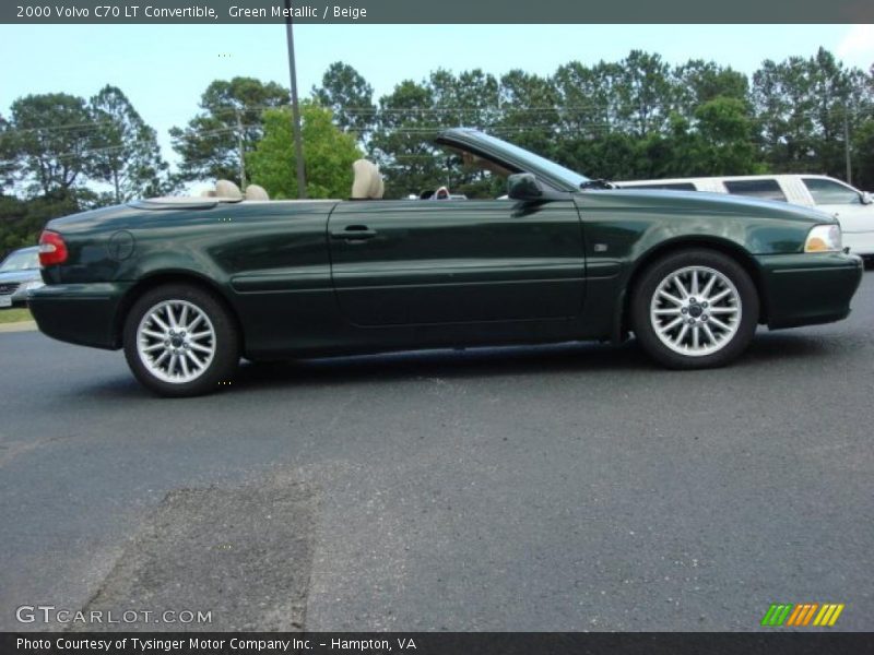 Green Metallic / Beige 2000 Volvo C70 LT Convertible