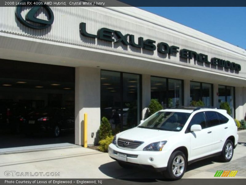 Crystal White / Ivory 2008 Lexus RX 400h AWD Hybrid