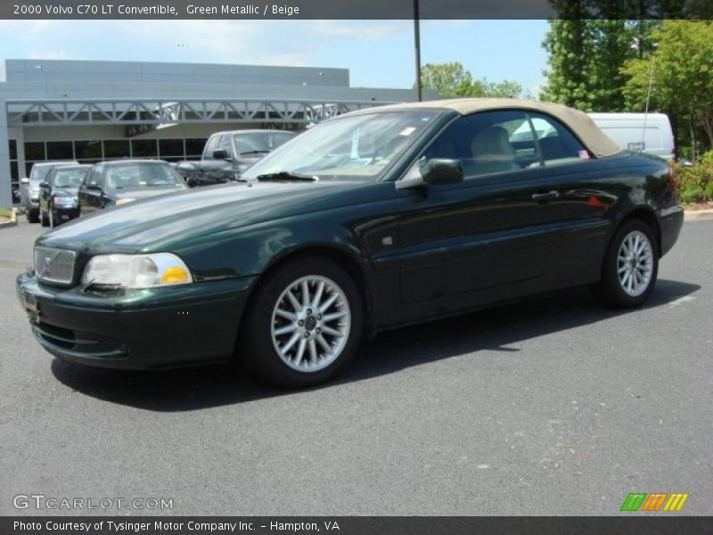 Green Metallic / Beige 2000 Volvo C70 LT Convertible