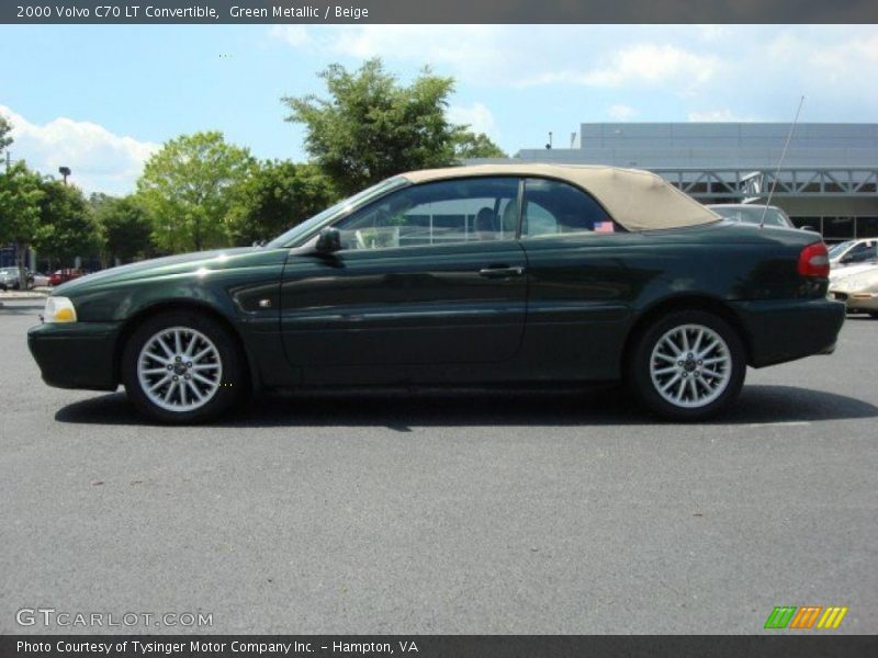 Green Metallic / Beige 2000 Volvo C70 LT Convertible