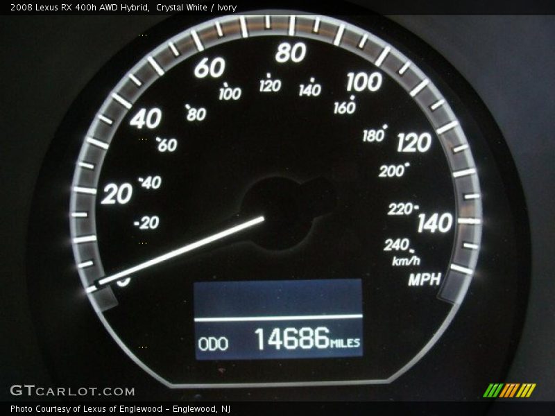 Crystal White / Ivory 2008 Lexus RX 400h AWD Hybrid