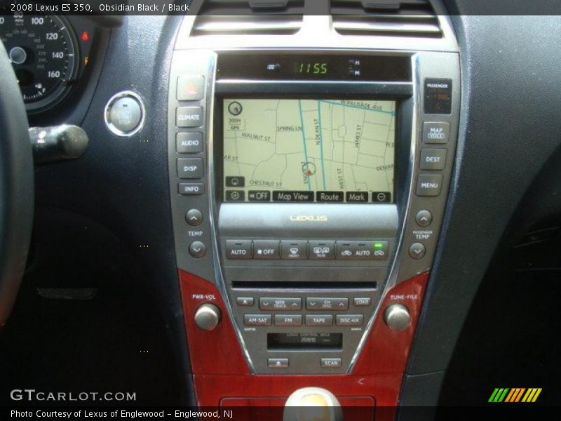 Obsidian Black / Black 2008 Lexus ES 350