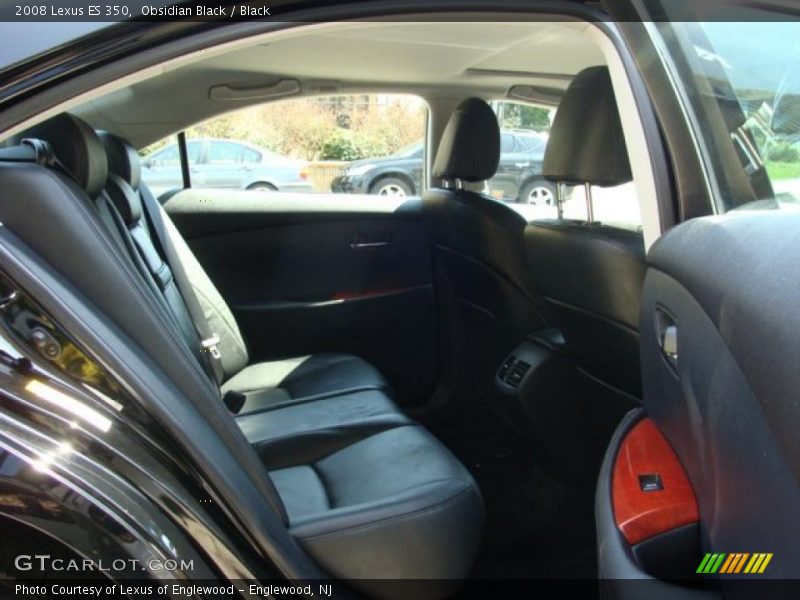 Obsidian Black / Black 2008 Lexus ES 350