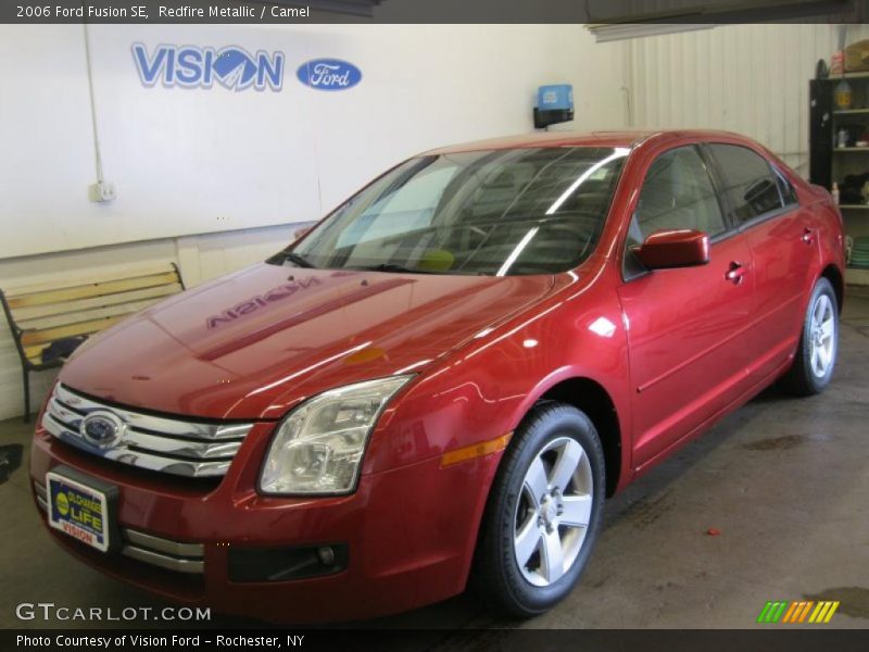Redfire Metallic / Camel 2006 Ford Fusion SE