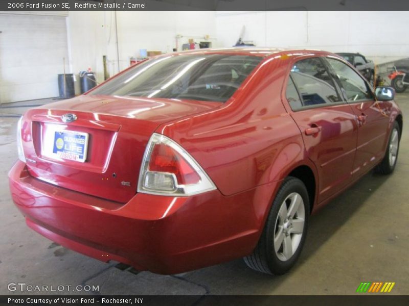Redfire Metallic / Camel 2006 Ford Fusion SE