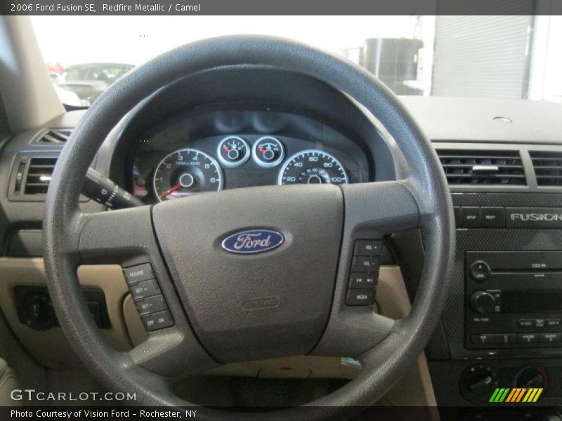 Redfire Metallic / Camel 2006 Ford Fusion SE