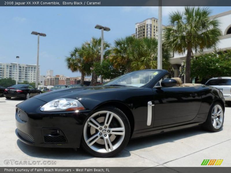 Front 3/4 View of 2008 XK XKR Convertible