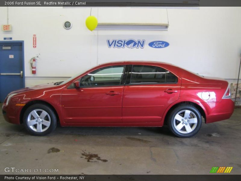 Redfire Metallic / Camel 2006 Ford Fusion SE