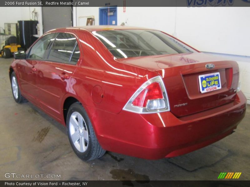 Redfire Metallic / Camel 2006 Ford Fusion SE