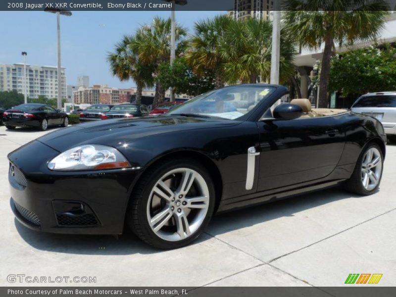Front 3/4 View of 2008 XK XKR Convertible