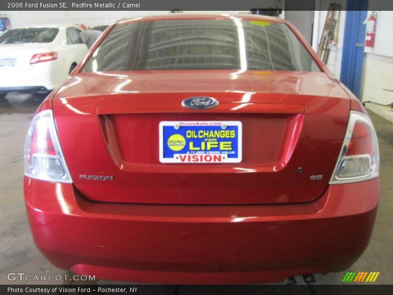 Redfire Metallic / Camel 2006 Ford Fusion SE