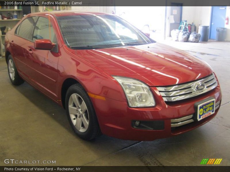 Redfire Metallic / Camel 2006 Ford Fusion SE