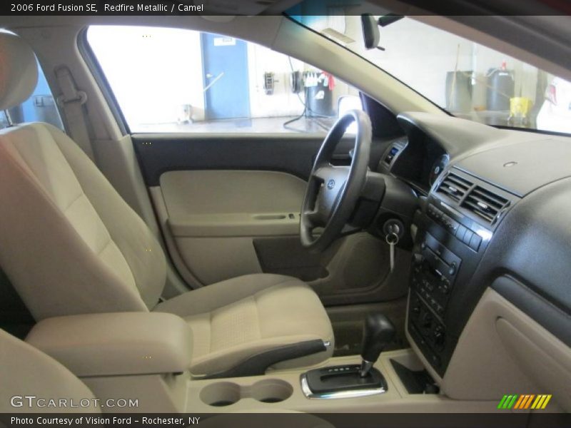 Redfire Metallic / Camel 2006 Ford Fusion SE