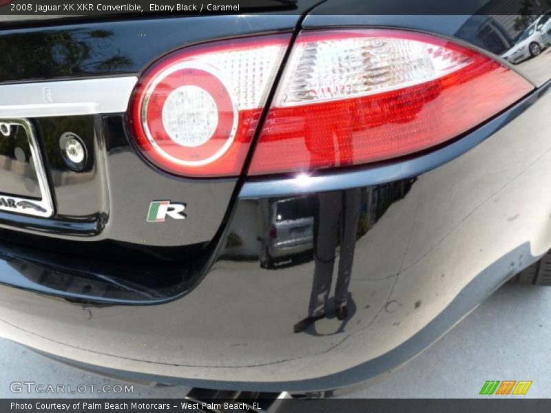 Ebony Black / Caramel 2008 Jaguar XK XKR Convertible