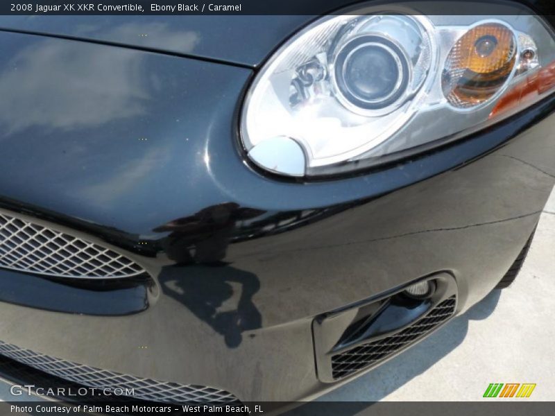 Ebony Black / Caramel 2008 Jaguar XK XKR Convertible