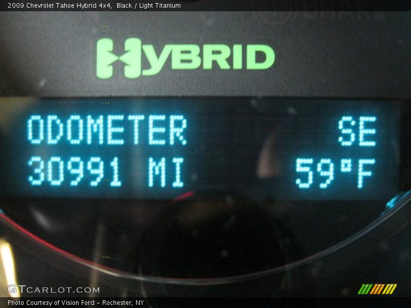 Black / Light Titanium 2009 Chevrolet Tahoe Hybrid 4x4