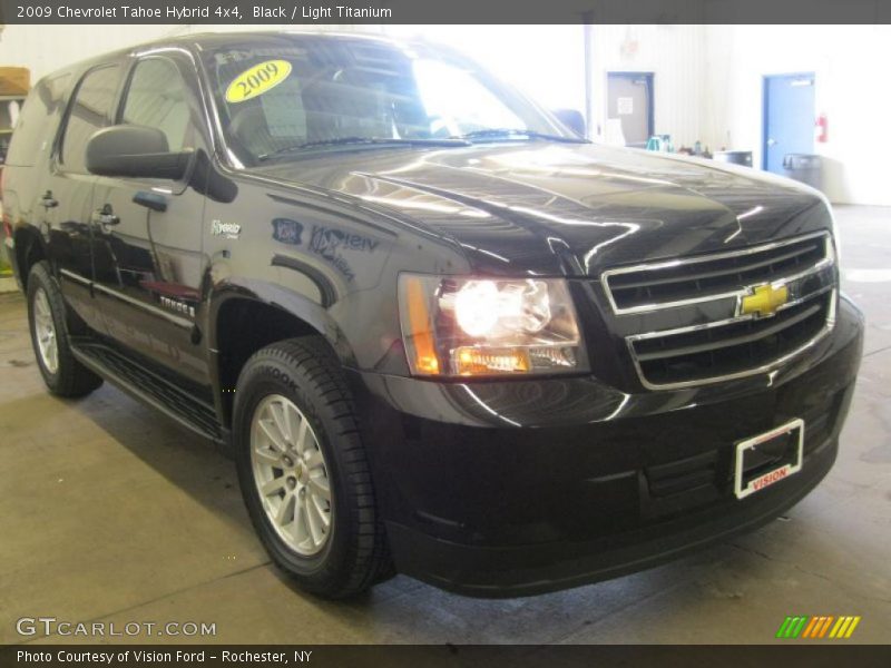 Black / Light Titanium 2009 Chevrolet Tahoe Hybrid 4x4