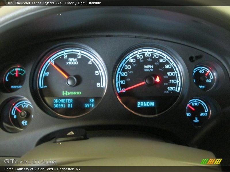 Black / Light Titanium 2009 Chevrolet Tahoe Hybrid 4x4
