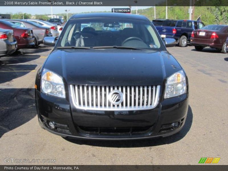 Black / Charcoal Black 2008 Mercury Sable Premier Sedan