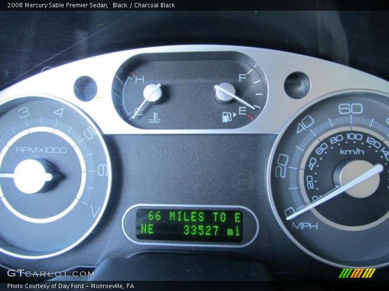 Black / Charcoal Black 2008 Mercury Sable Premier Sedan