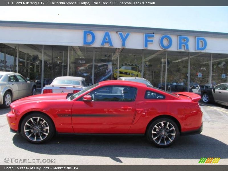 Race Red / CS Charcoal Black/Carbon 2011 Ford Mustang GT/CS California Special Coupe