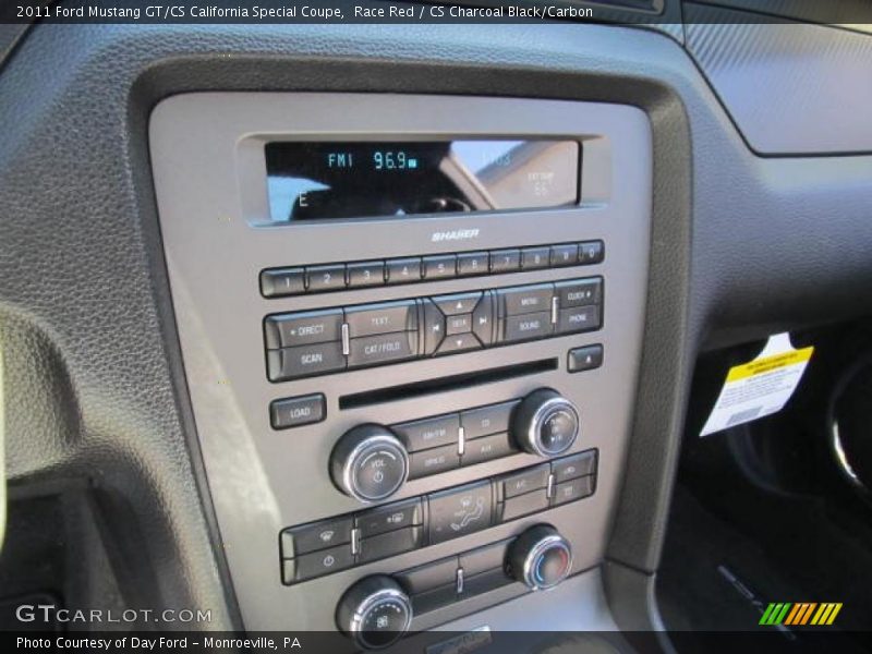 Controls of 2011 Mustang GT/CS California Special Coupe