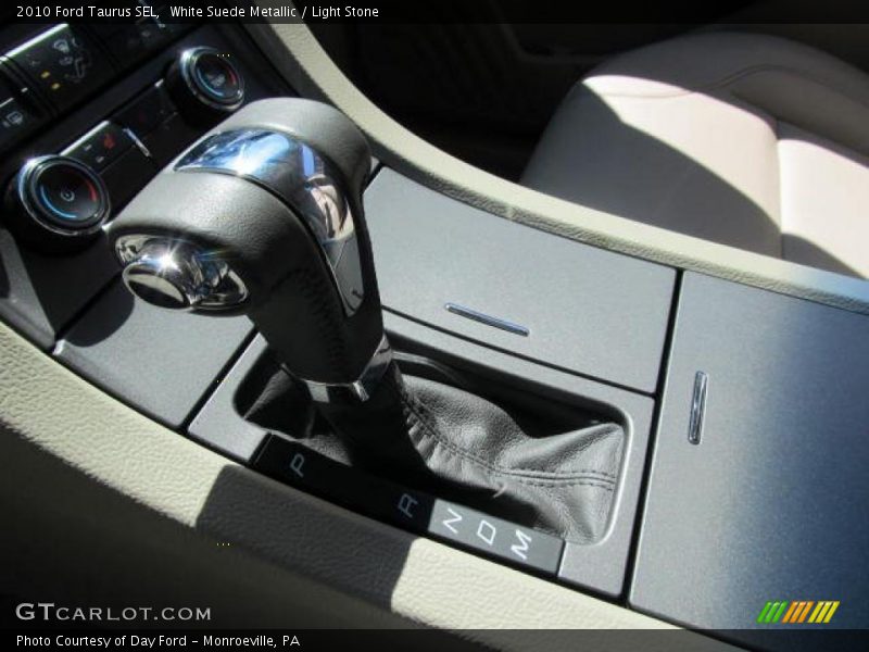 White Suede Metallic / Light Stone 2010 Ford Taurus SEL