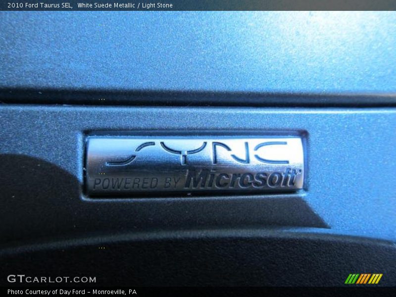 White Suede Metallic / Light Stone 2010 Ford Taurus SEL
