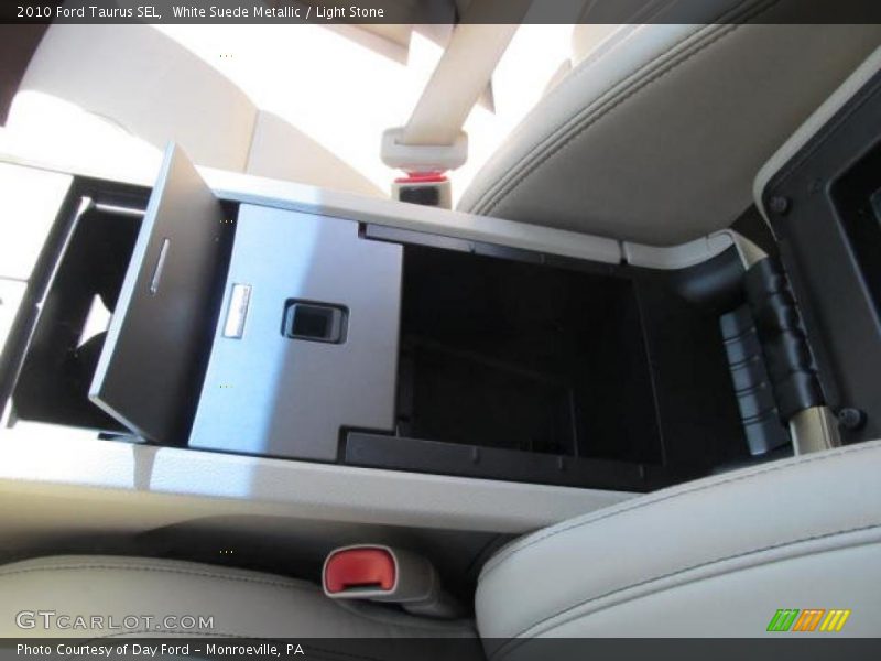 White Suede Metallic / Light Stone 2010 Ford Taurus SEL