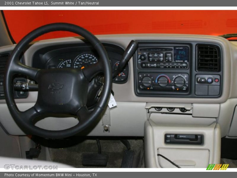 Summit White / Tan/Neutral 2001 Chevrolet Tahoe LS