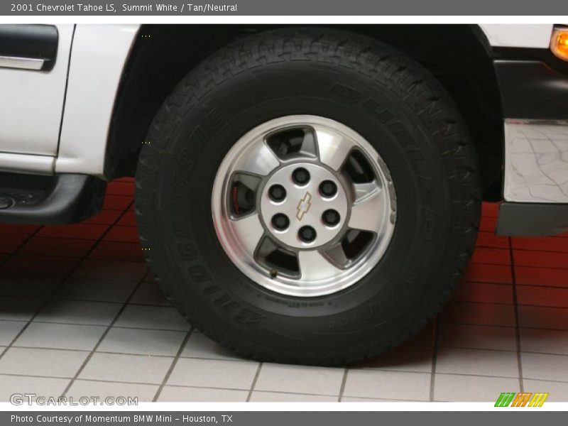 Summit White / Tan/Neutral 2001 Chevrolet Tahoe LS