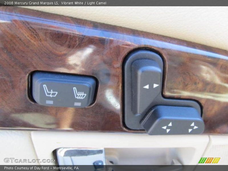 Vibrant White / Light Camel 2008 Mercury Grand Marquis LS
