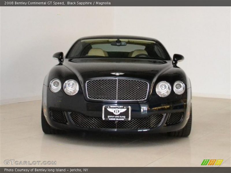 Black Sapphire / Magnolia 2008 Bentley Continental GT Speed