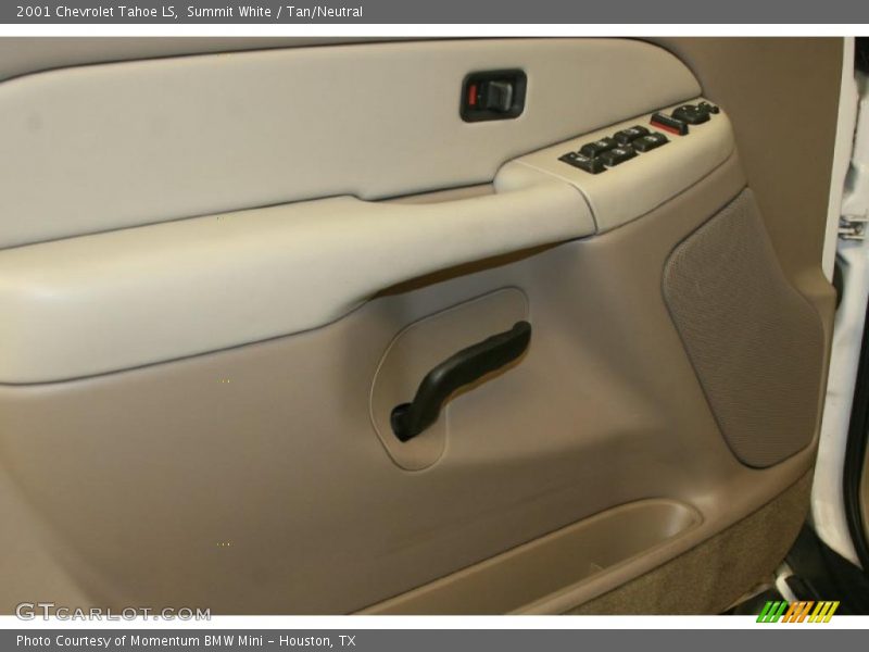 Summit White / Tan/Neutral 2001 Chevrolet Tahoe LS