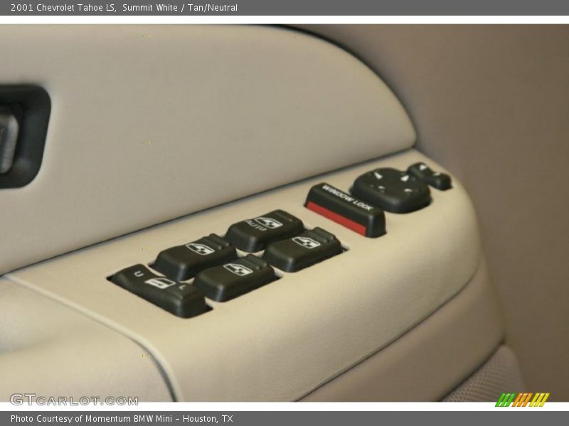 Summit White / Tan/Neutral 2001 Chevrolet Tahoe LS