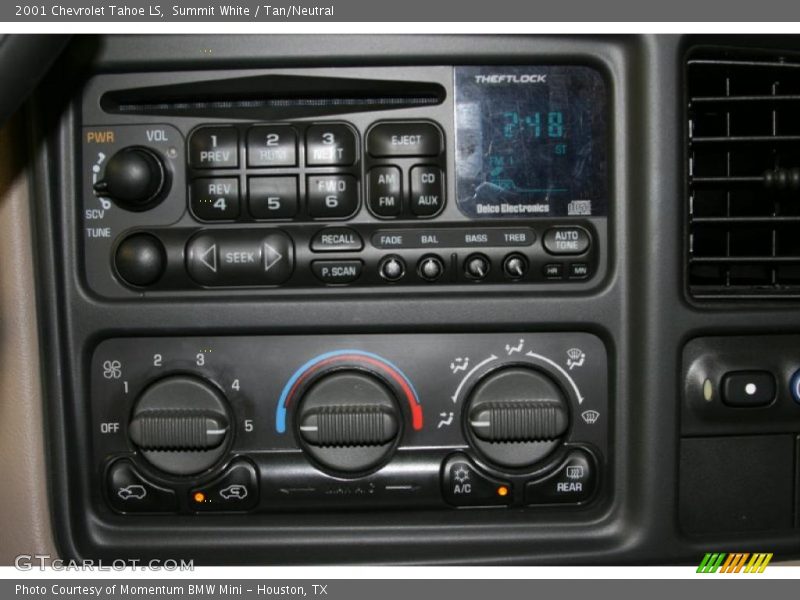 Summit White / Tan/Neutral 2001 Chevrolet Tahoe LS
