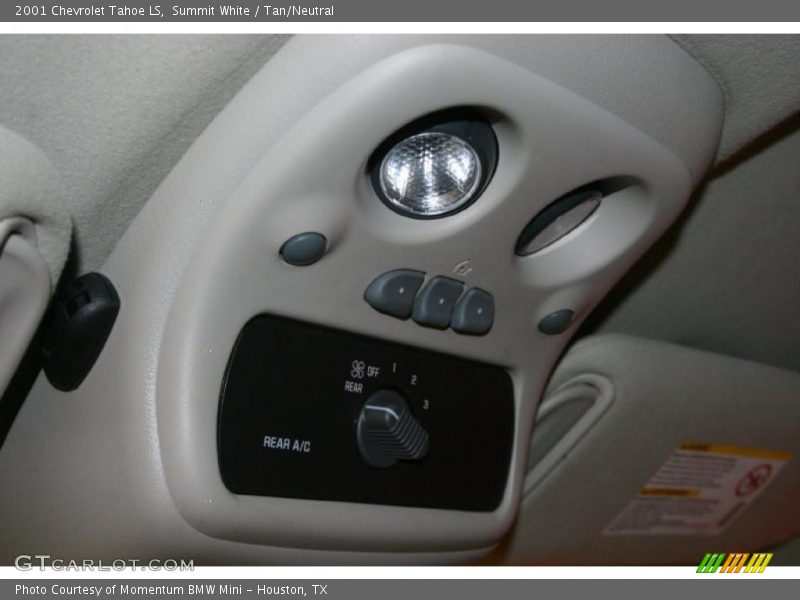 Summit White / Tan/Neutral 2001 Chevrolet Tahoe LS