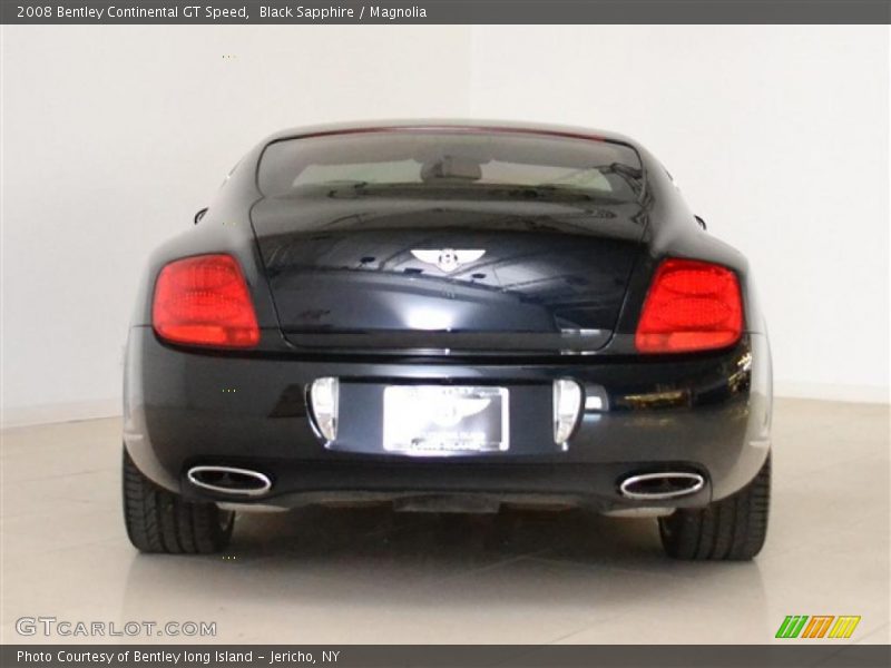 Black Sapphire / Magnolia 2008 Bentley Continental GT Speed
