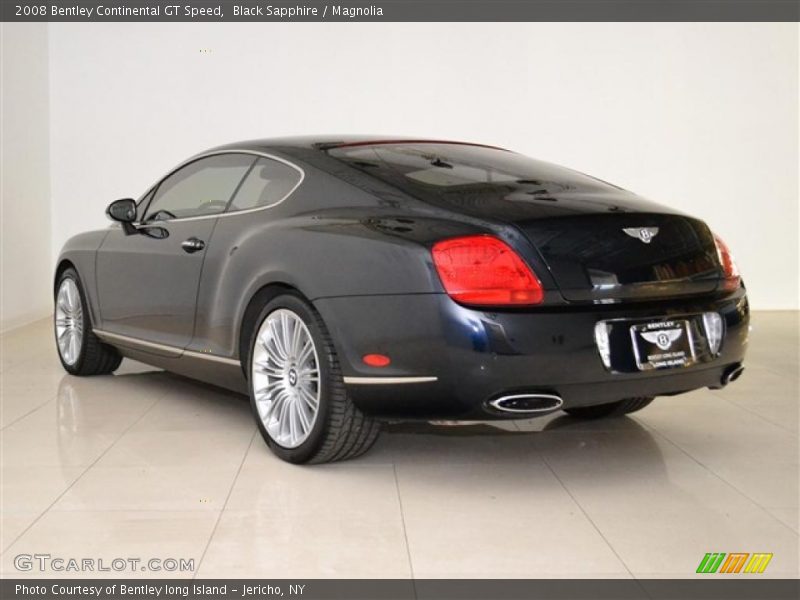 Black Sapphire / Magnolia 2008 Bentley Continental GT Speed