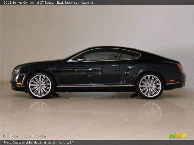 Black Sapphire / Magnolia 2008 Bentley Continental GT Speed