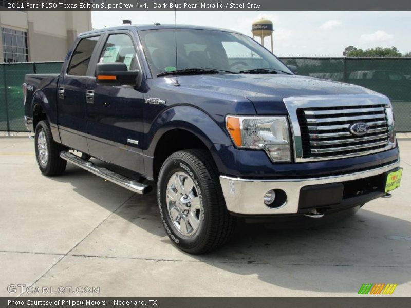 Dark Blue Pearl Metallic / Steel Gray 2011 Ford F150 Texas Edition SuperCrew 4x4