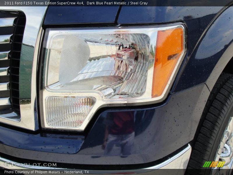 Dark Blue Pearl Metallic / Steel Gray 2011 Ford F150 Texas Edition SuperCrew 4x4