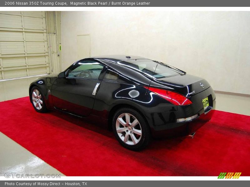 Magnetic Black Pearl / Burnt Orange Leather 2006 Nissan 350Z Touring Coupe